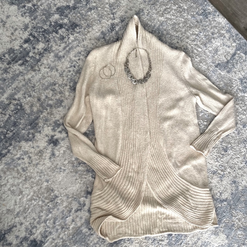 Cream colored cardigan. Maurice’s